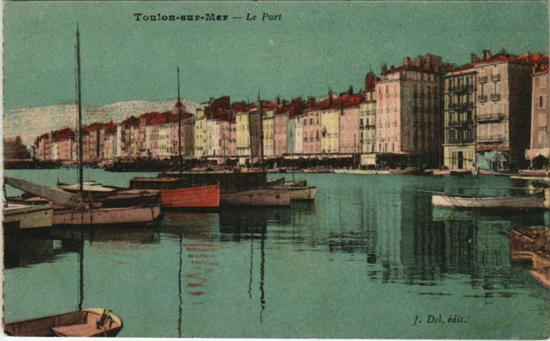Carte postale ancienne Toulon Le Port France à Toulon