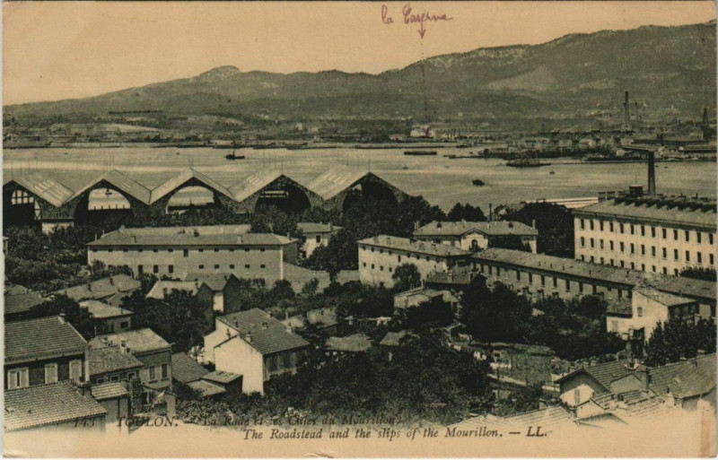 Carte postale ancienne Toulon La Rade France à Toulon