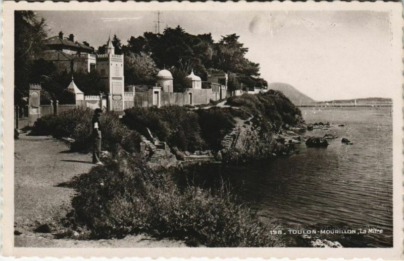 Carte postale ancienne Toulon Mourillon ,La Mitre France à Toulon