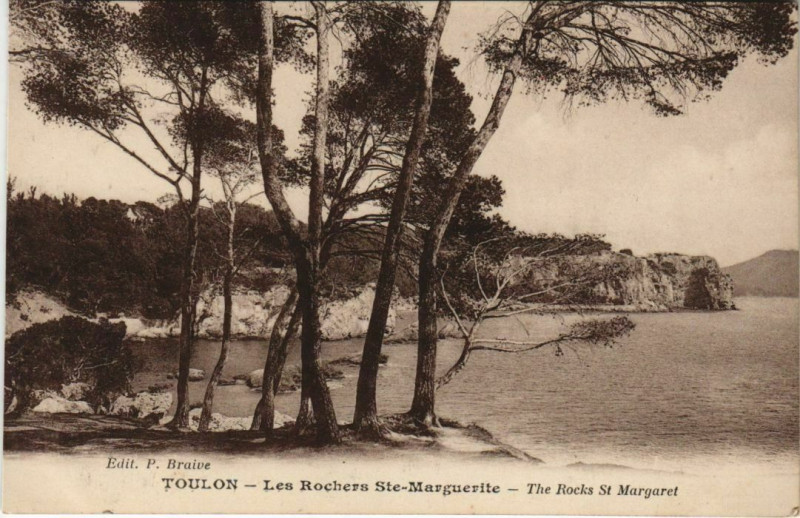 Carte postale ancienne Toulon Les Rochers Sainte-Marguerite France à Toulon