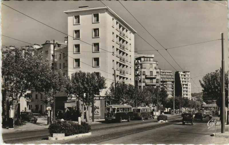 Carte postale ancienne Toulon Boulevard Clemenceau France à Toulon