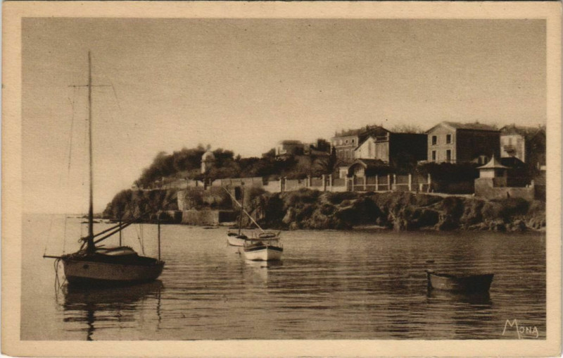 Carte postale ancienne Toulon La Pointe de la Mitre France à Toulon