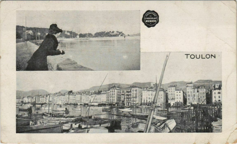 Carte postale ancienne Toulon souvenir France à Toulon