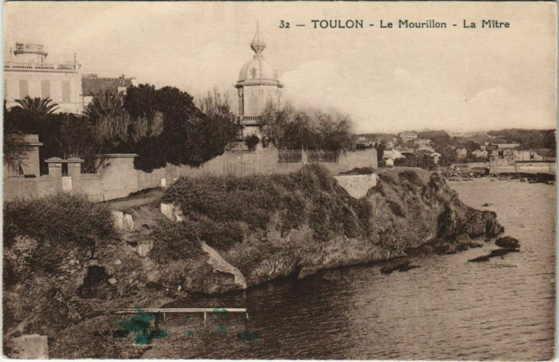 Carte postale ancienne Toulon Le Mourillon ,La Mitre France à Toulon