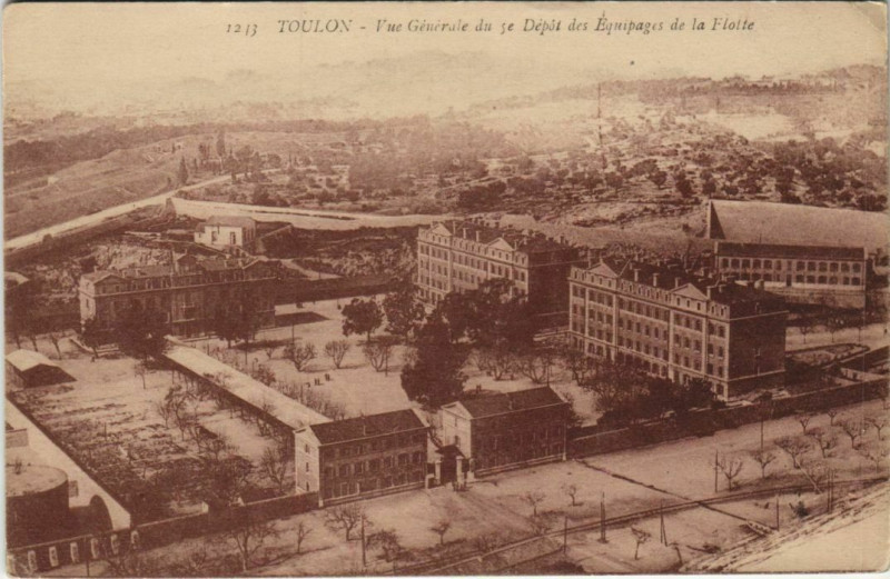 Carte postale ancienne Toulon vue generale France à Toulon