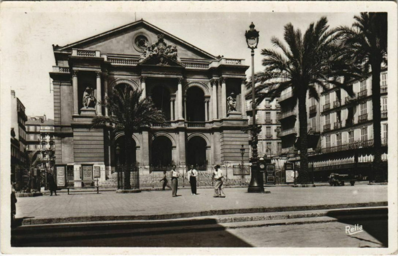 Carte postale ancienne Toulon Le Theatre Municipal France à Toulon