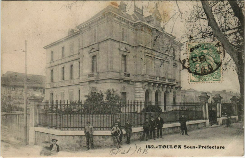 Carte postale ancienne Toulon Sous Prefecture France à Toulon