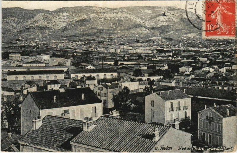 Carte postale ancienne Toulon France à Toulon