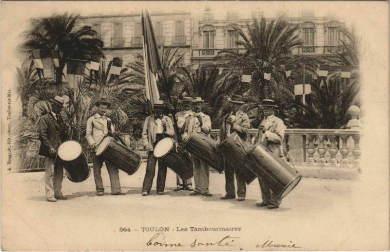 Carte postale ancienne Toulon Les Tambourinaires France à Toulon