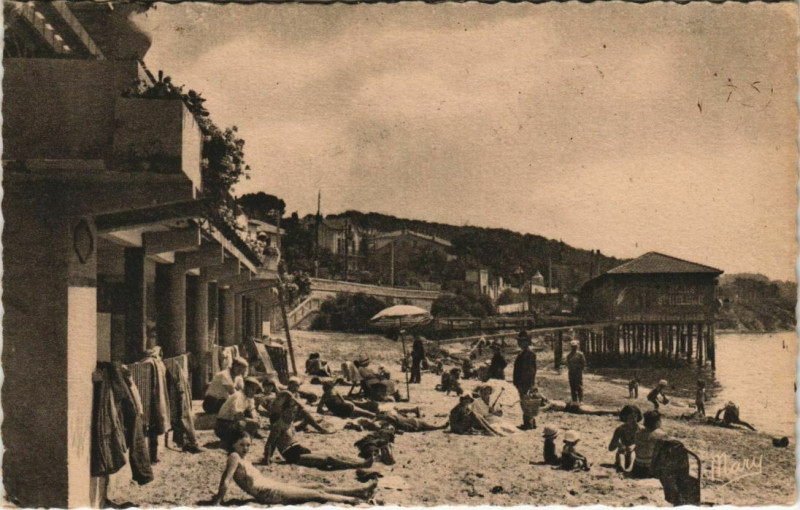 Carte postale ancienne Toulon La Plage du Lido France à Toulon