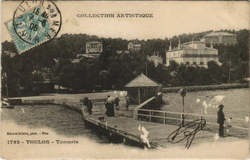 Carte postale ancienne Toulon -Tamaris France à Toulon