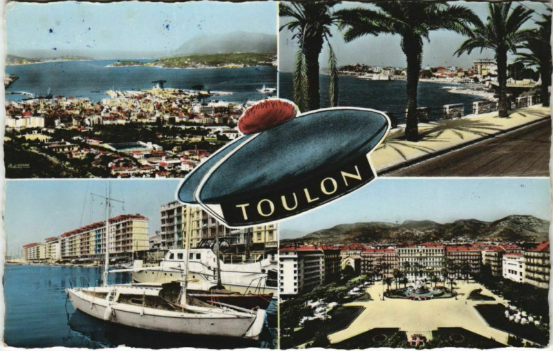 Carte postale ancienne Toulon souvenir France à Toulon