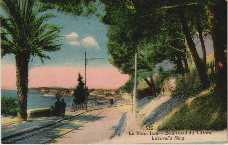 Carte postale ancienne Toulon Boulevard du Littoral France à Toulon