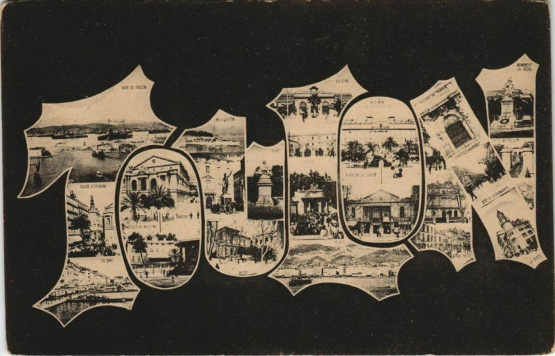 Carte postale ancienne Toulon souvenir France à Toulon