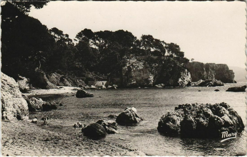 Carte postale ancienne Toulon La Plage de Magaud France à Toulon