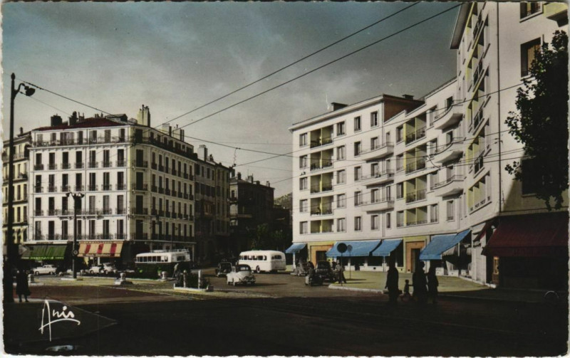 Carte postale ancienne Toulon Place Noel Blache France à Toulon