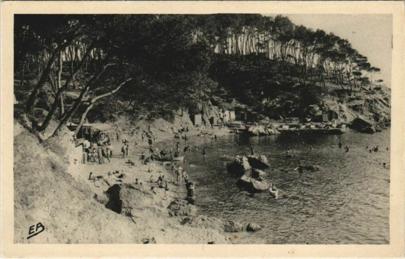 Carte postale ancienne Toulon Calanque de Mejean France à Toulon