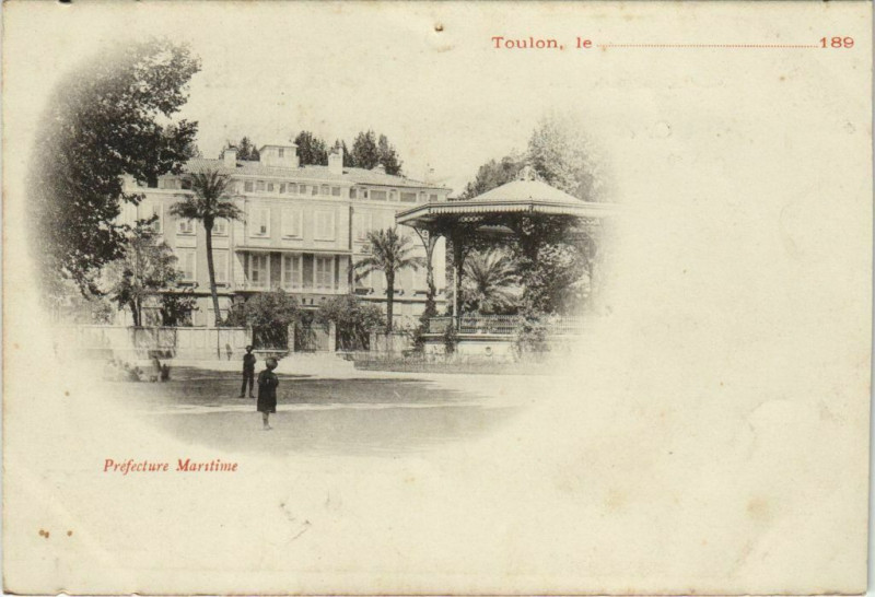 Carte postale ancienne Toulon Prefecture Maritime France à Toulon