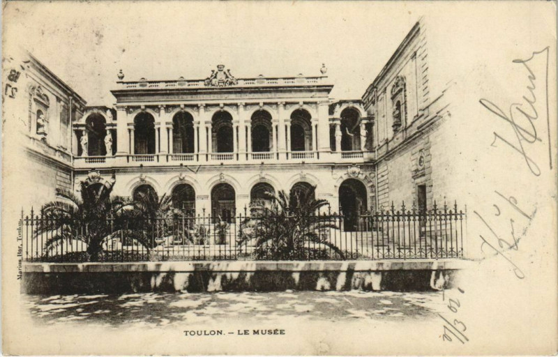 Carte postale ancienne Toulon Le Musee France à Toulon