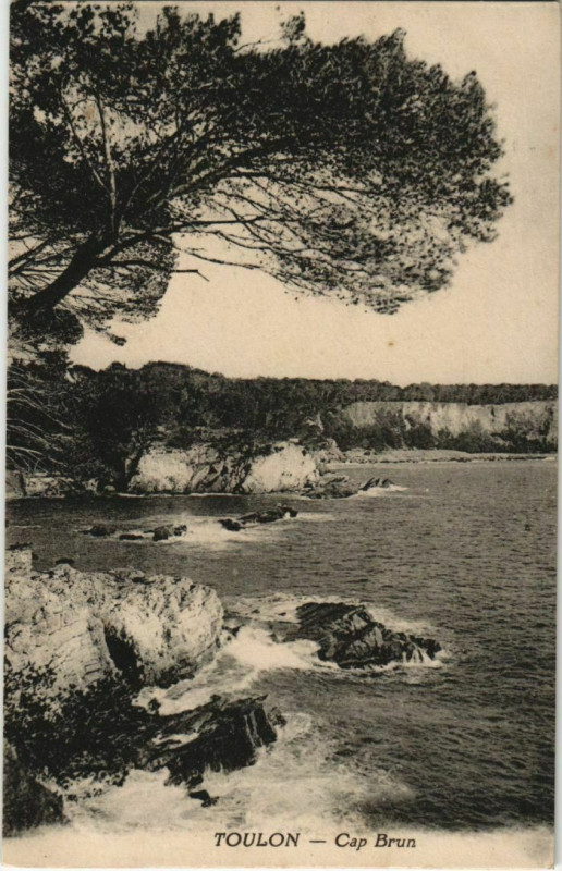 Carte postale ancienne Toulon Cap Brun France à Toulon