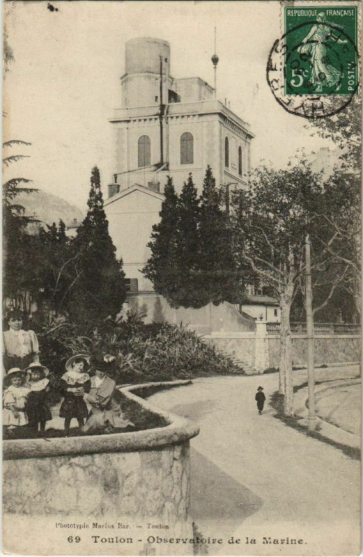 Carte postale ancienne Toulon Observatoire de la Marine France à Toulon