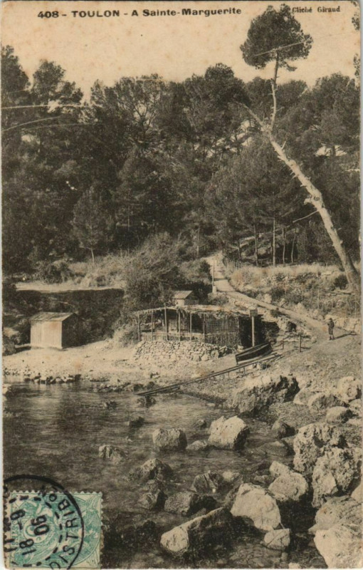 Carte postale ancienne Toulon A Sainte Marguerite France à Toulon