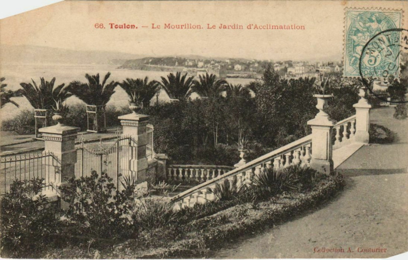 Carte postale ancienne Toulon -Mourillon -Jardin d'Acclimatation France à Toulon