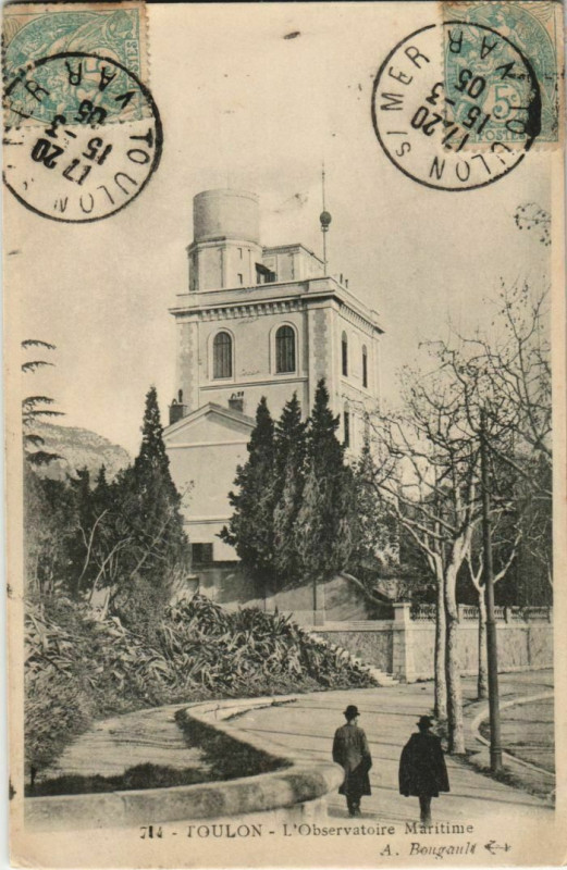 Carte postale ancienne Toulon Observatoire Maritime France à Toulon