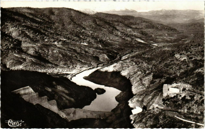 Carte postale ancienne Frejus - Barrage de Malpasset à Fréjus