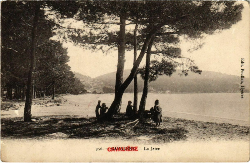 Carte postale ancienne Cavaliere - La Jetee