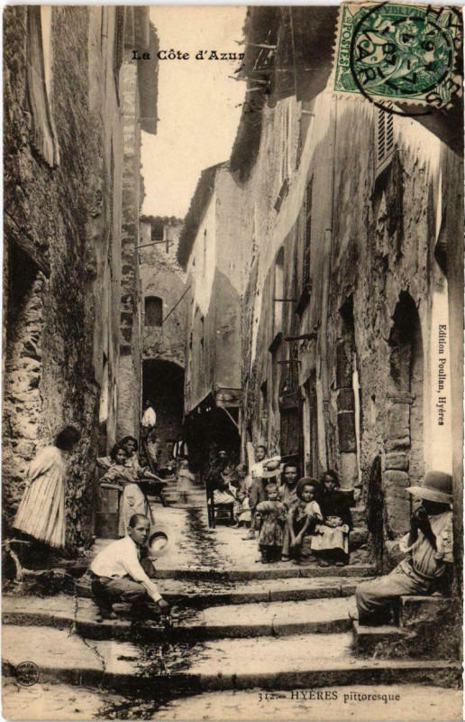 Carte postale ancienne Hyeres pittoresque à Hyères