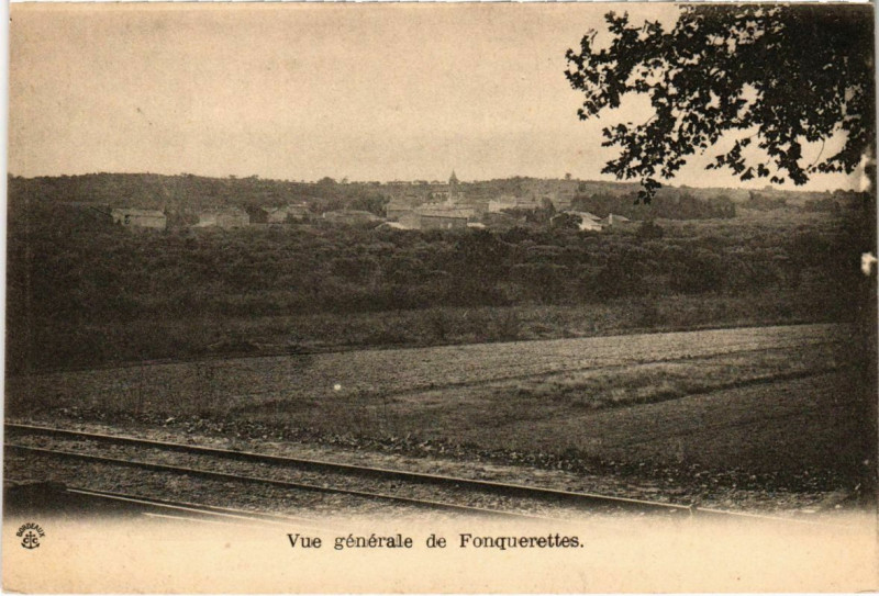 Carte postale ancienne Vue générale de Fonquerettes