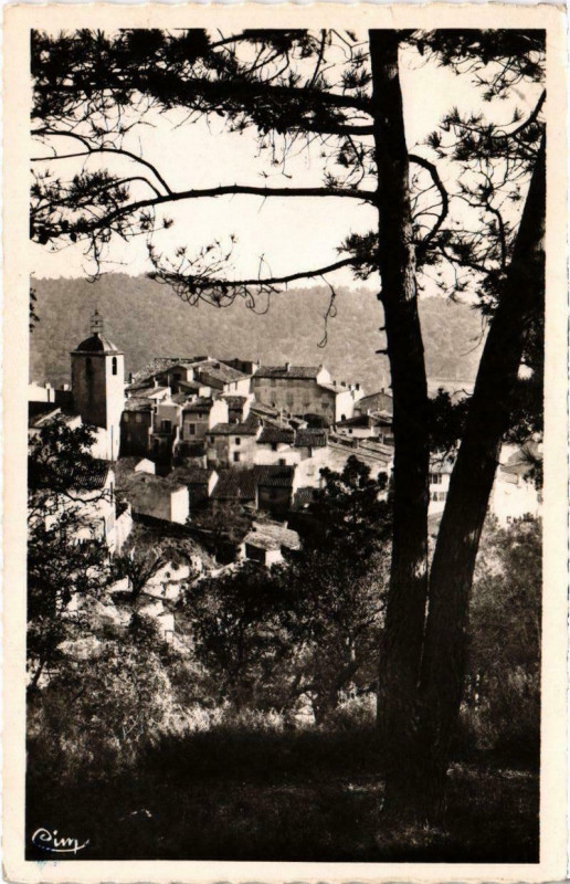Carte postale ancienne Ramatuelle - Vue générale à Ramatuelle