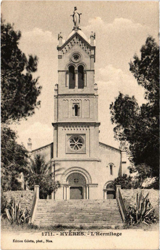Carte postale ancienne Hyeres - L'Hermitage à Hyères