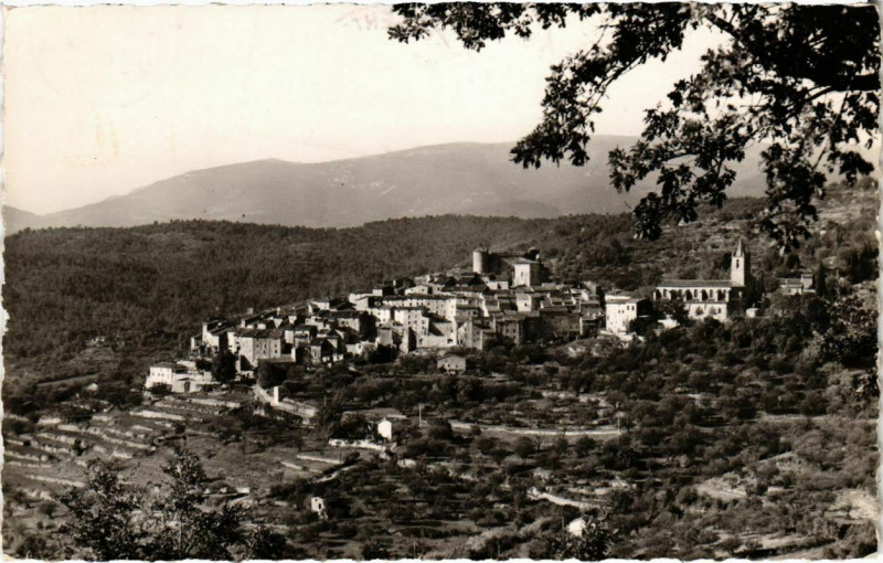 Carte postale ancienne Callian - Vue d'ensemble à Callian
