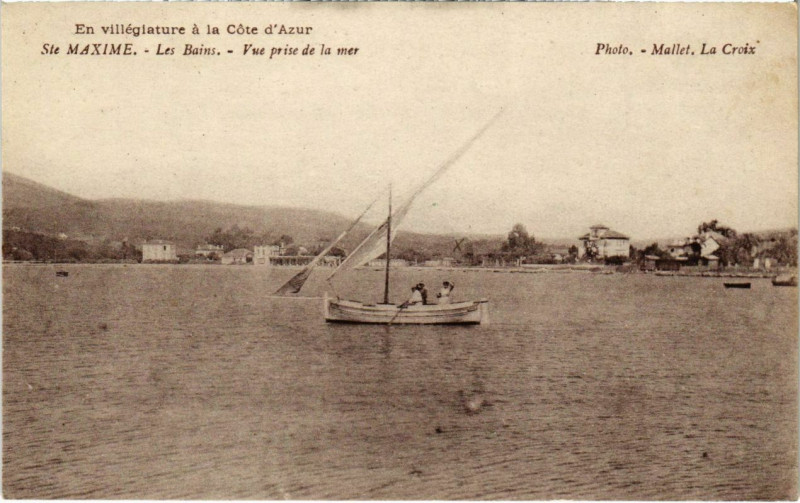 Carte postale ancienne Sainte-Maxime - Le Bains à Sainte-Maxime