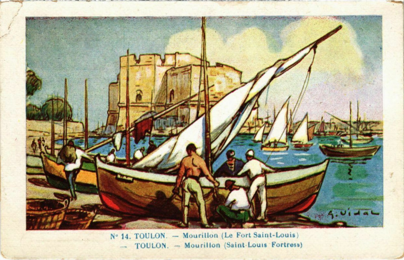 Carte postale ancienne Toulon - Mourillon à Toulon