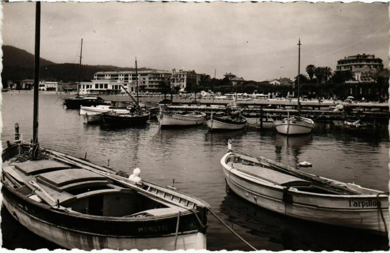 Carte postale ancienne Sainte-Maxime-sur-Mer - Une Vue du Port à Sainte-Maxime