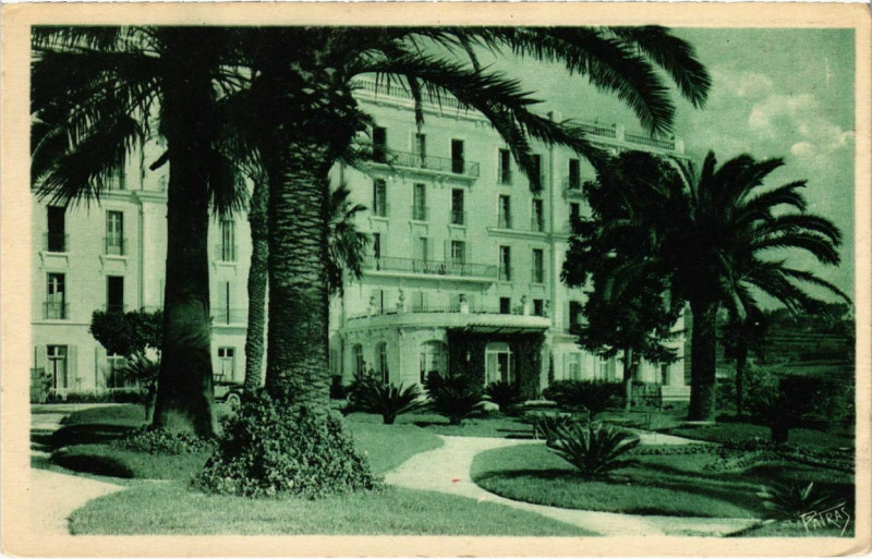 Carte postale ancienne Hyeres - Les Palmiers à Hyères