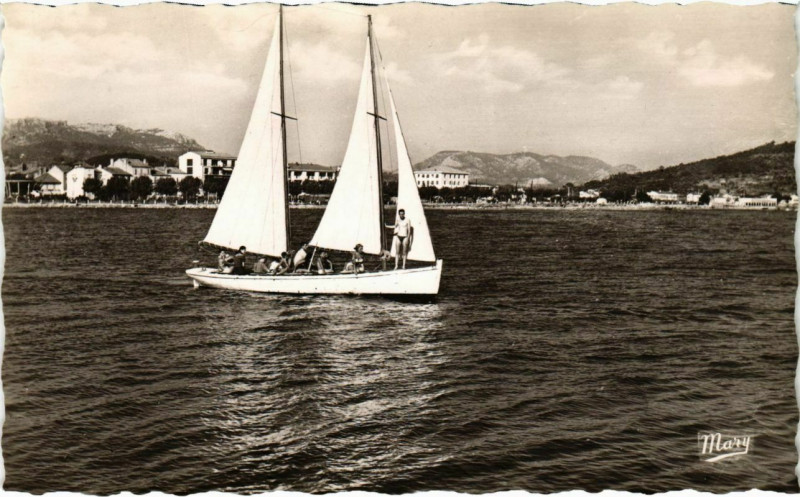 Carte postale ancienne Sanary-sur-Mer - La Baie à Sanary-sur-Mer