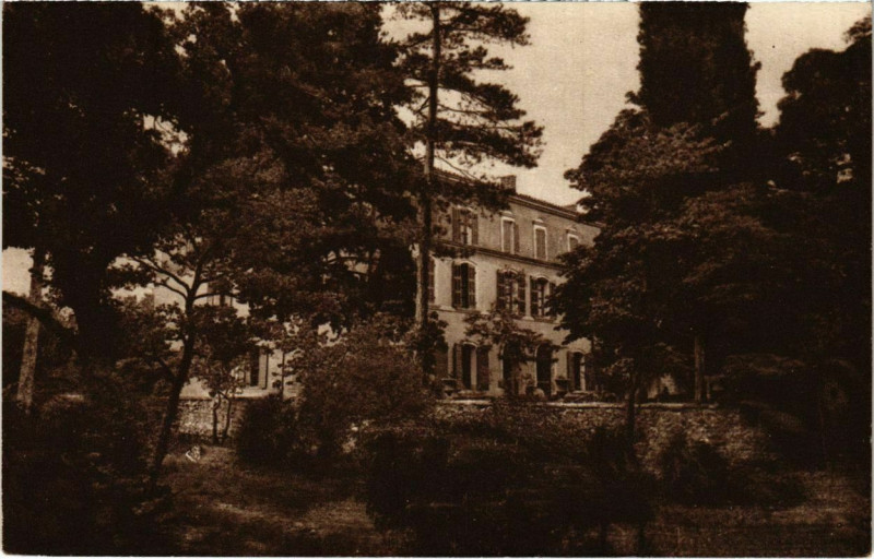 Carte postale ancienne Nans-les-Pins - hotel Chateauneuf à Nans-les-Pins