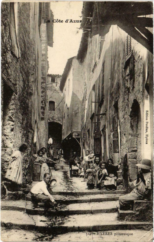 Carte postale ancienne La Cote d'Azur - Hyeres pittoresque à Hyères