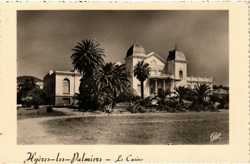 Carte postale ancienne Hyeres-les-Palmiers Le Casino à Hyères