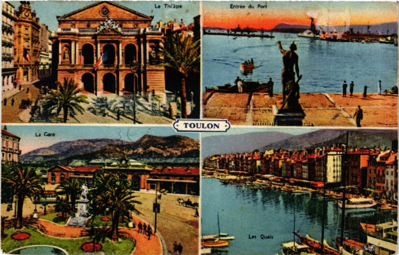 Carte postale ancienne Toulon à Toulon