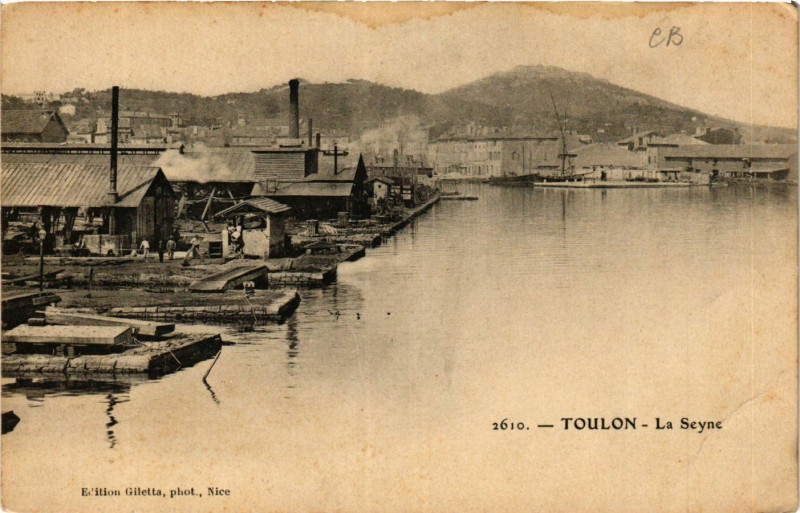 Carte postale ancienne Toulon La Seyne à Toulon
