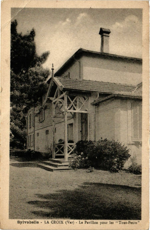 Carte postale ancienne Sylvabelle La Croix-Le Pavillon pour les Tout Petits