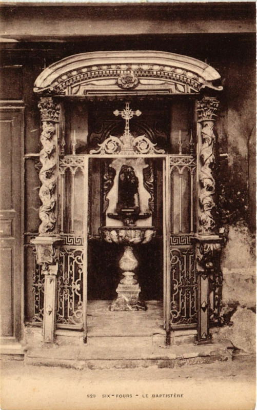 Carte postale ancienne Six Fours Le Baptistére