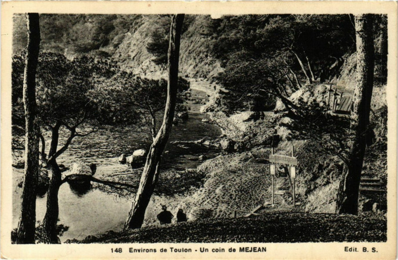Carte postale ancienne Un coin de Mejean