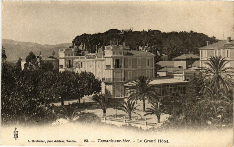 Carte postale ancienne Tamaris-sur-Mer-Le Grand Hotel