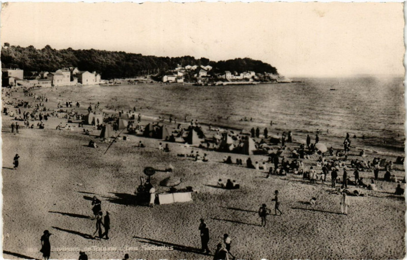 Carte postale ancienne Environs de Toulon Les Sablettes à Toulon